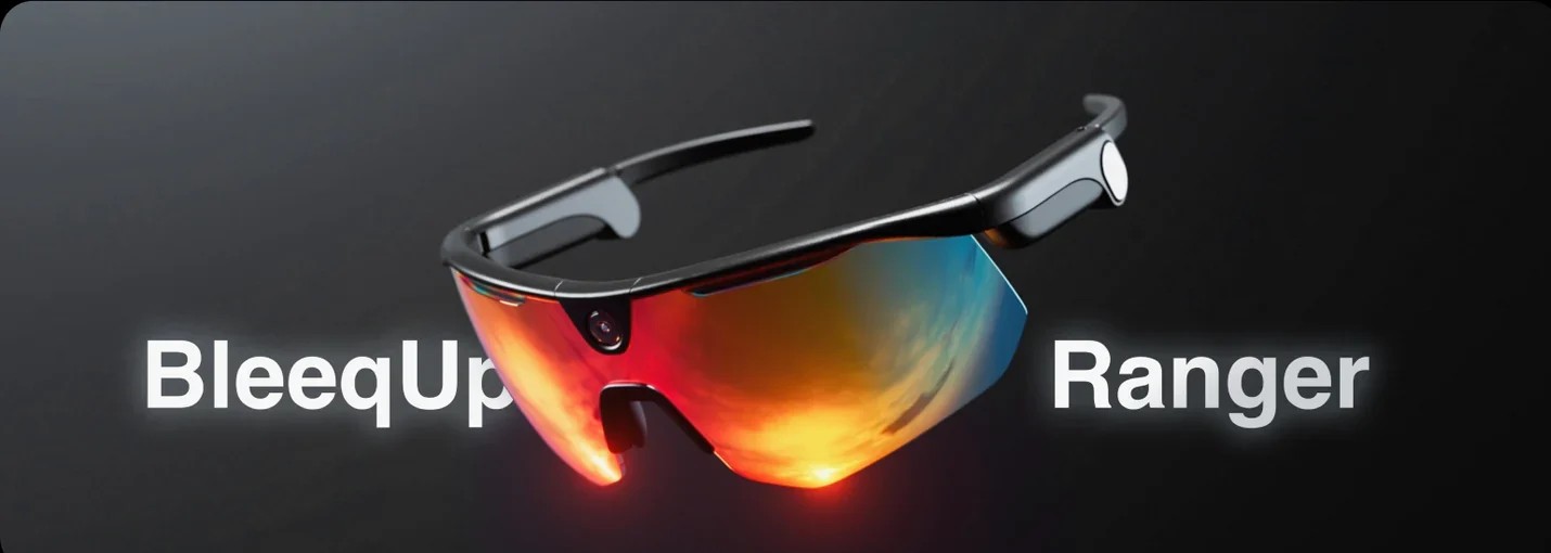 BleeqUp Ranger AI Cycling Glasses