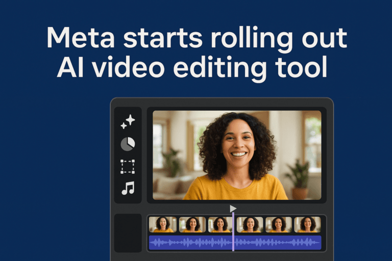 Meta AI video editing tool