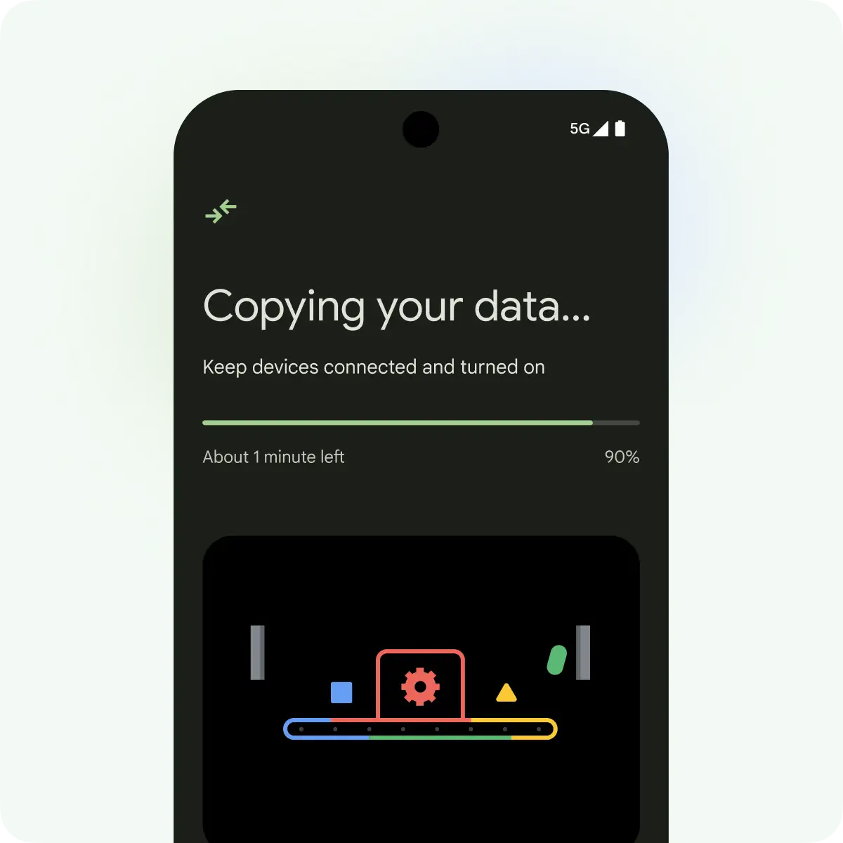 transfer data