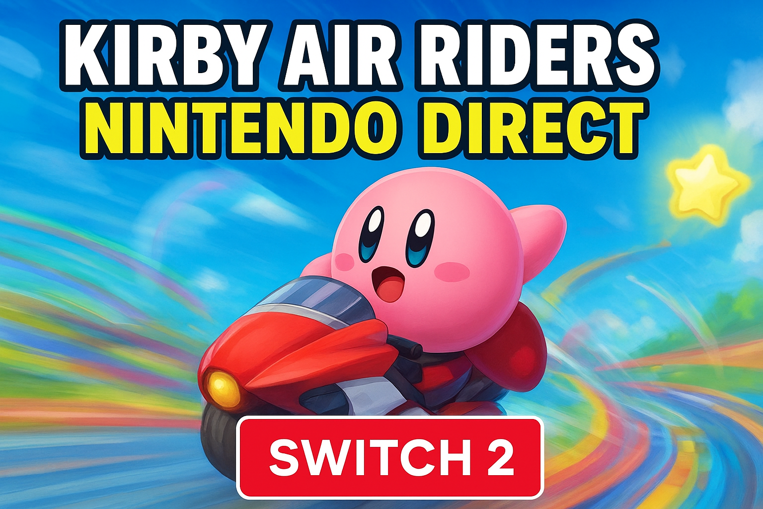 Kirby Air Riders Nintendo Direct