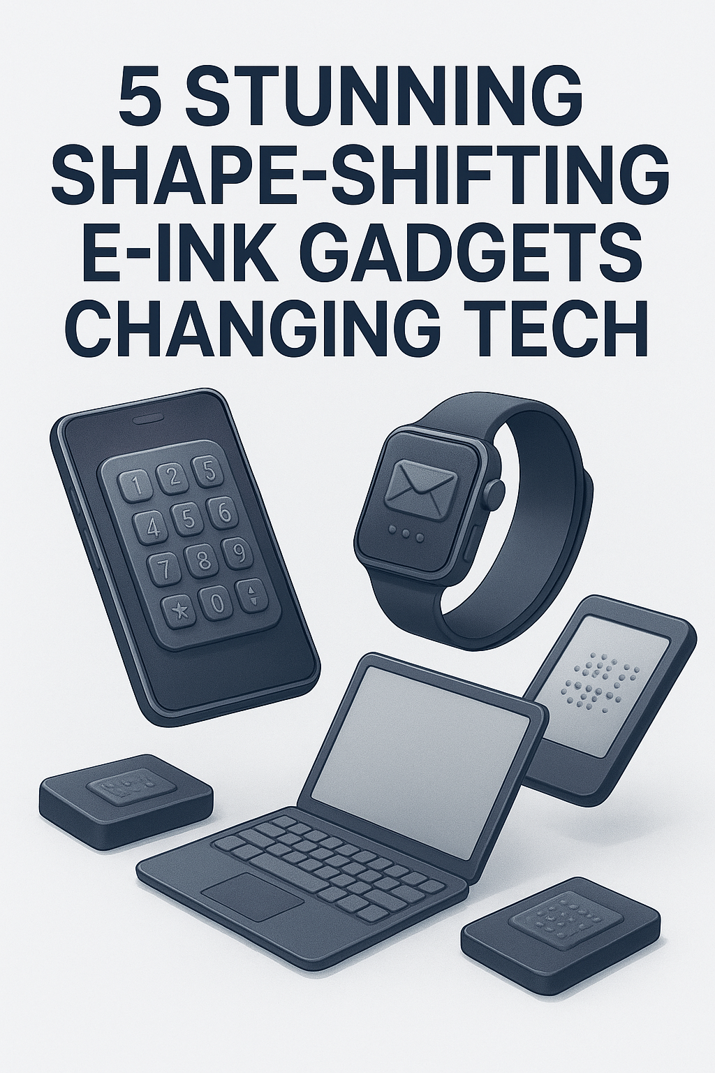 shape shifting E-ink