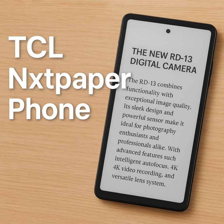 TCL 7.2-inch Nxtpaper phone